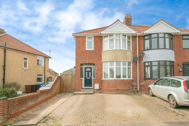 Thumbnail Semi-detached house for sale in Pinecroft Road, Ipswich