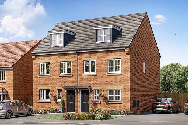 Thumbnail Semi-detached house for sale in "Bradshaw" at Station Road, Scalby, Scarborough