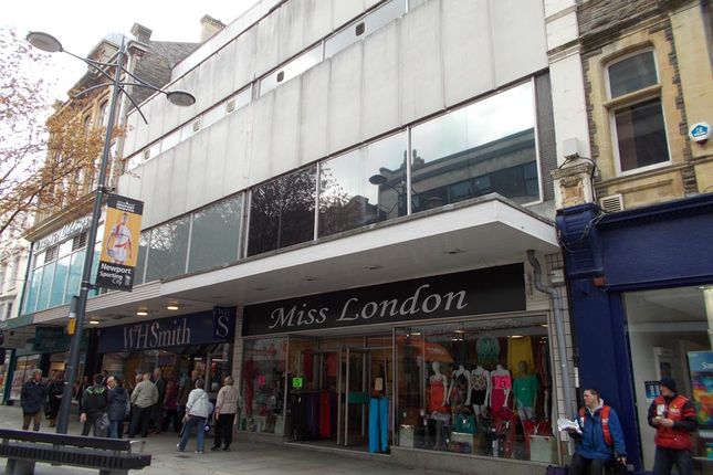 Retail premises to let in 168 Commercial Street, Newport