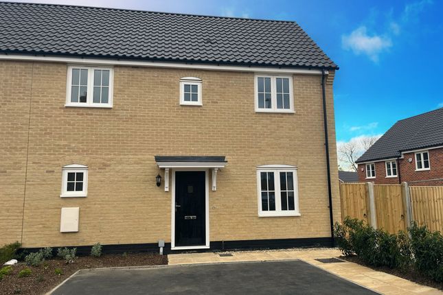 Semi-detached house for sale in Bramley Place, Debenham, Stowmarket
