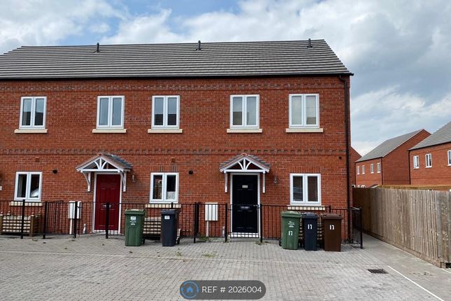 Thumbnail End terrace house to rent in Webster Road, Loughborough