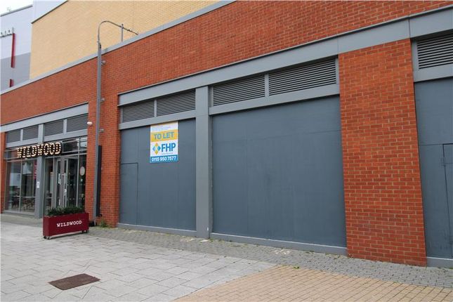Retail premises to let in The Crescent, Hinckley, Leicestershire