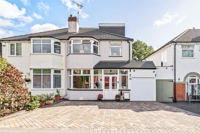Thumbnail Semi-detached house for sale in Barrington Road, Solihull