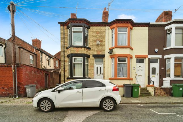Thumbnail End terrace house for sale in Yelverton Road, Tranmere, Birkenhead