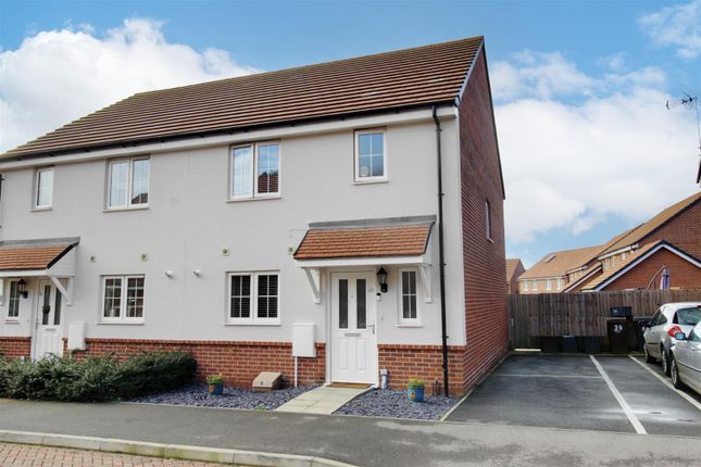 Thumbnail Semi-detached house for sale in Parker Drive, Buntingford