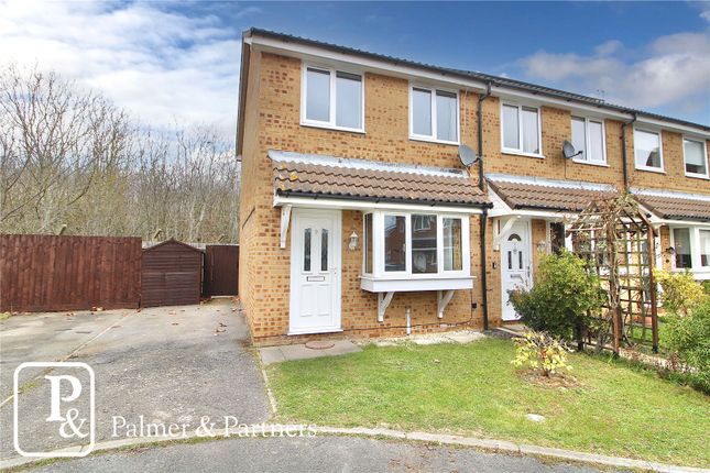 Thumbnail End terrace house for sale in Hervey Close, Shotley Gate, Ipswich, Suffolk