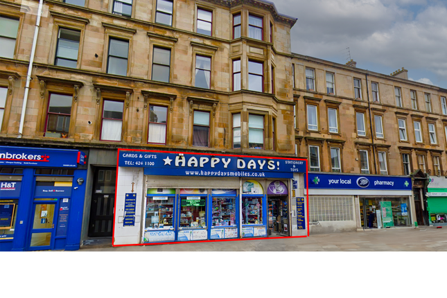 Retail premises for sale in Victoria Road, Glasgow