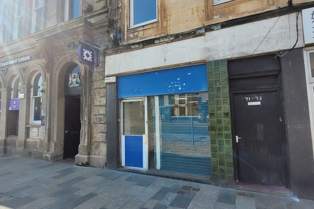 Thumbnail Retail premises to let in 71 High Street, Irvine