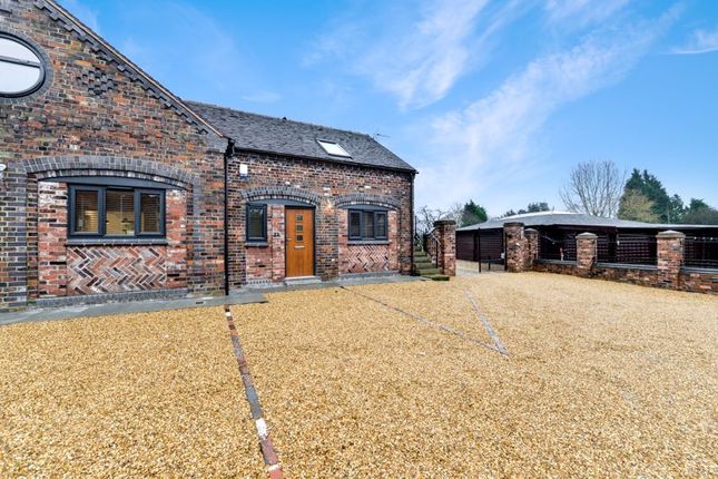 Thumbnail Barn conversion to rent in Bower End Lane, Madeley, Crewe