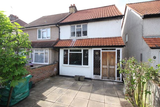 Thumbnail Semi-detached house for sale in Brinkley Road, Worcester Park