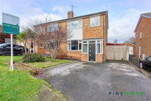 Semi-detached house for sale in Greenside Avenue, Newbold, Chesterfield, Derbyshire