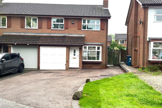 Semi-detached house for sale in Aston Close, Little Haywood, Stafford