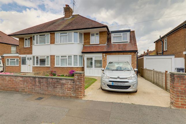 Thumbnail Semi-detached house for sale in Glebeside Avenue, Worthing