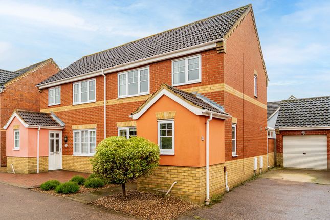 Semi-detached house for sale in Walsingham Drive, Taverham, Norwich