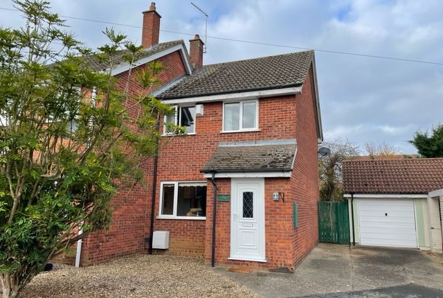 Thumbnail End terrace house to rent in Orchard Close, Peterborough