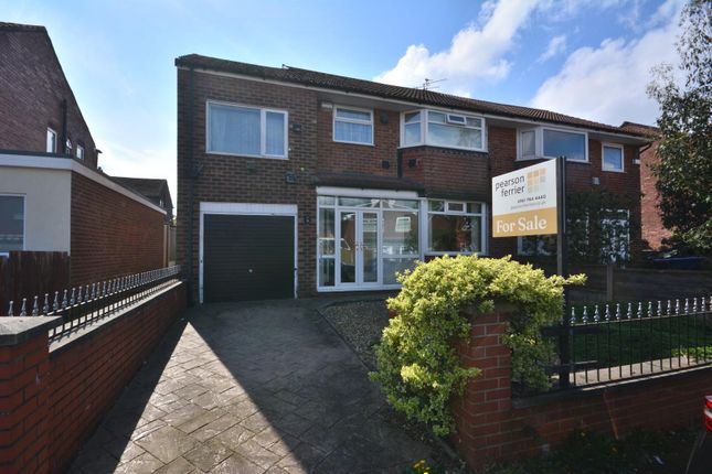 Thumbnail Semi-detached house for sale in Barnard Avenue, Whitefield, Manchester