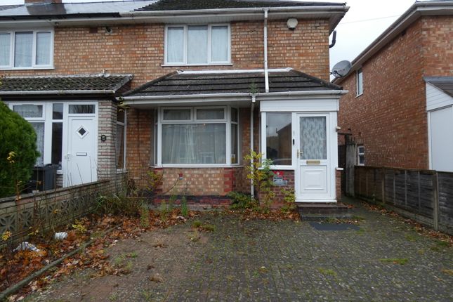 Thumbnail Semi-detached house for sale in Broom Hall Crescent, Birmingham