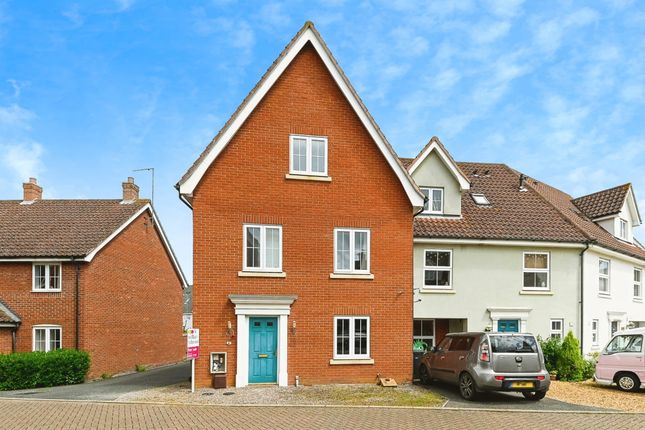 Thumbnail End terrace house for sale in Tyrrell Crescent, South Wootton, King's Lynn