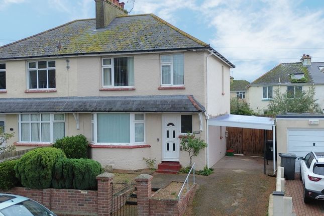 3-bed semi-detached on 24 Coombe Road, Paignton, £254,000