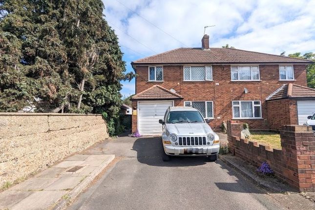 Thumbnail Semi-detached house for sale in Pates Manor Drive, Bedfont