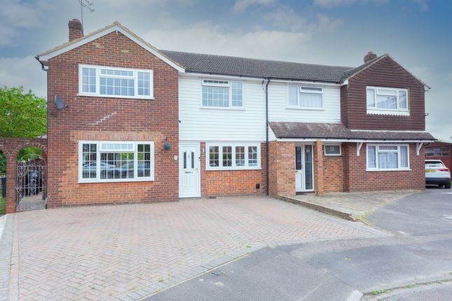 Thumbnail Semi-detached house for sale in Romsey Close, Blackwater, Camberley