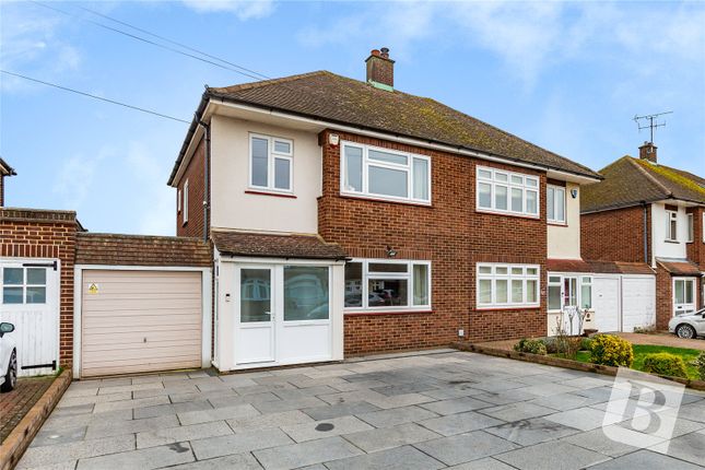 Thumbnail Semi-detached house for sale in Clavering Gardens, West Horndon, Brentwood, Essex
