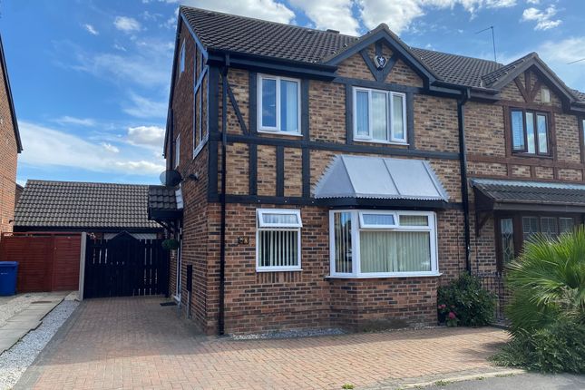 Thumbnail Semi-detached house for sale in Ashdene Close, Willerby, Hull