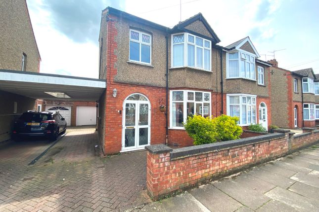 Thumbnail Semi-detached house for sale in Elmhurst Avenue, Northampton, Northamptonshire