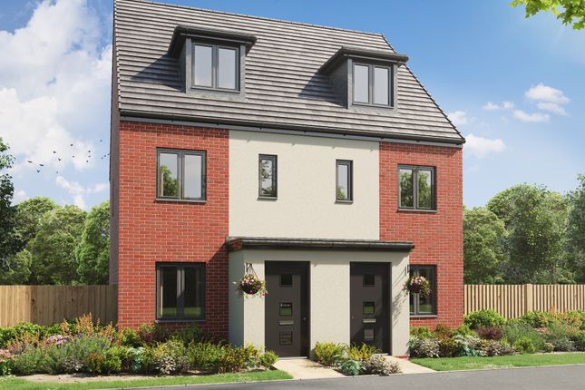 Thumbnail Semi-detached house for sale in "The Saunton" at Bluebell Way, Whiteley, Fareham