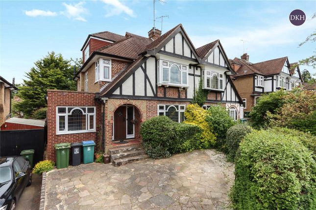 Thumbnail Semi-detached house for sale in Parkside Drive, Watford, Hertfordshire