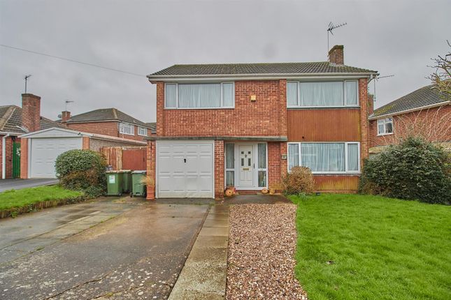 Thumbnail Detached house for sale in Underwood Crescent, Sapcote, Leicester