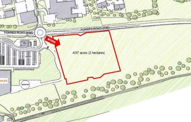 Thumbnail Land for sale in Retail / Leisure / Residential, Forres Road, Nairn