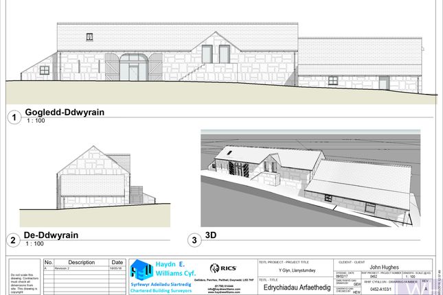 Barn conversion for sale in Y Glyn Barns, Llanystumdwy, Criccieth, Gwynedd