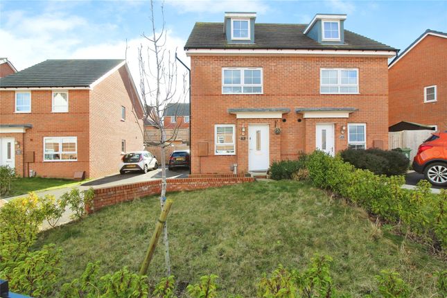 Thumbnail Semi-detached house for sale in Jupiter Mews, Mansfield, Nottinghamshire