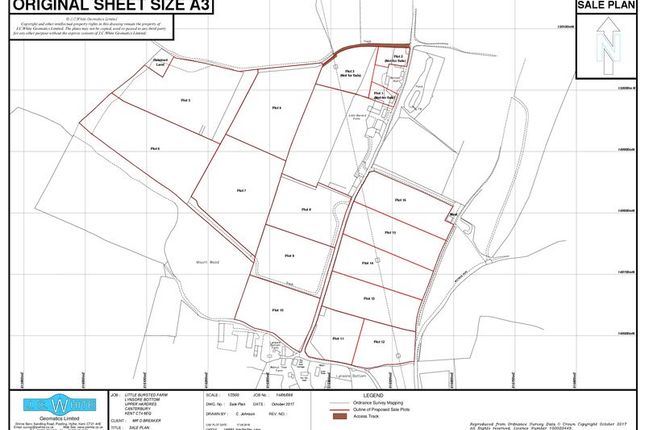 Land for sale in Lynsore Bottom, Upper Hardres, Canterbury