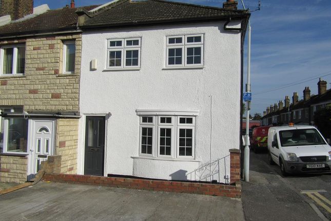 Thumbnail End terrace house to rent in Crayford Road, Crayford, Kent