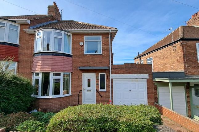 Thumbnail Semi-detached house for sale in Lanercost Drive, Fenham, Newcastle Upon Tyne