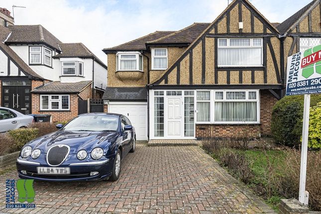 Thumbnail Semi-detached house for sale in Parkside Drive, Edgware, Greater London.