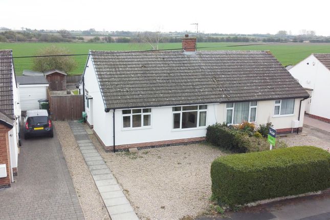 Thumbnail Semi-detached bungalow for sale in Middlefield Road, Cossington, Leicestershire