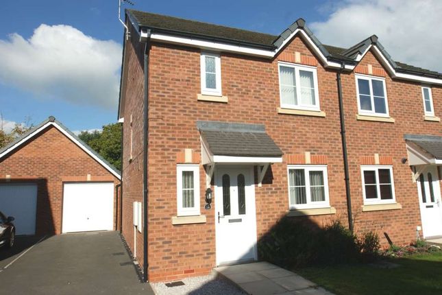 Thumbnail Semi-detached house to rent in Bilberry Grove, Buckley, Flintshire, 2Re.