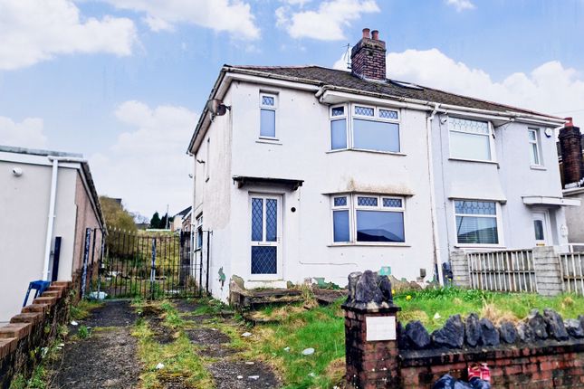 Thumbnail Semi-detached house for sale in Carmel Road, Winch Wen, Swansea, City And County Of Swansea.