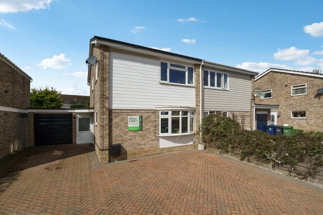 Thumbnail Semi-detached house for sale in Drake Road, Eaton Socon, St Neots