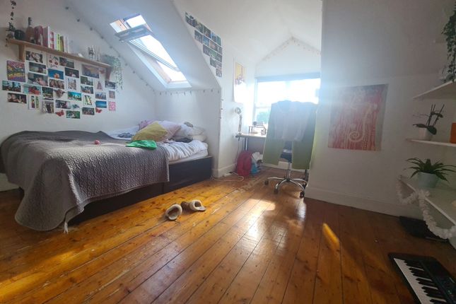 Bright And Spacious Master Bedroom With Sloped Cei...