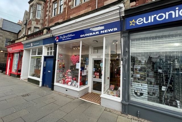 Retail premises for sale in High Street, Dunbar