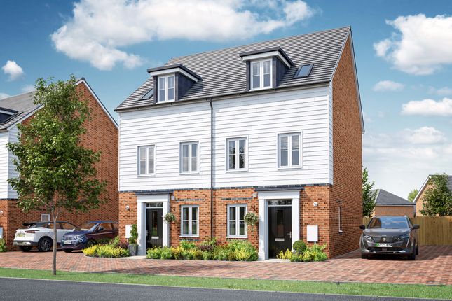 Thumbnail Semi-detached house for sale in "Greenwood" at Drove Lane, Main Road, Yapton, Arundel