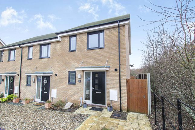 Thumbnail End terrace house for sale in Darwin Walk, Withersfield, Haverhill, Suffolk