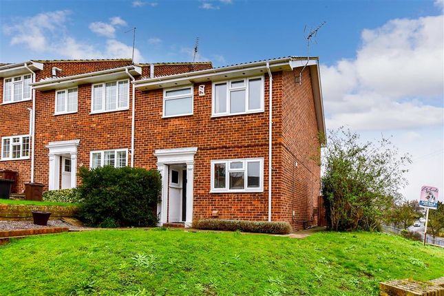 Thumbnail End terrace house for sale in Glen View, Gravesend, Kent