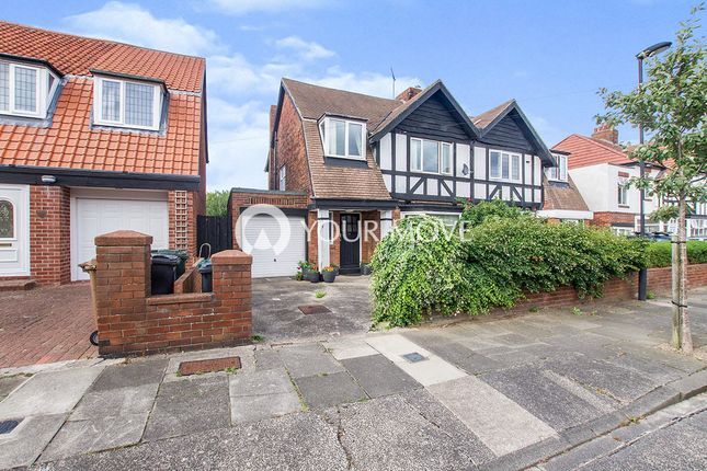 Thumbnail Semi-detached house for sale in Brierdene Crescent, Whitley Bay, Tyne And Wear