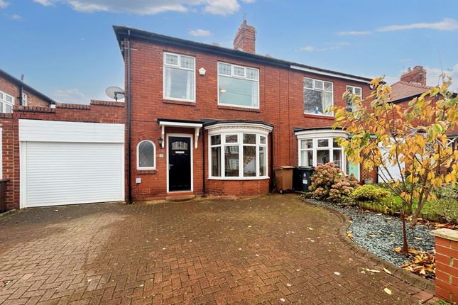 Semi-detached house for sale in Chollerford Avenue, Whitley Bay