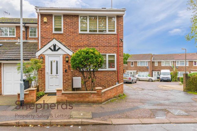 Thumbnail End terrace house to rent in Tovey Close, Nazeing, Waltham Abbey